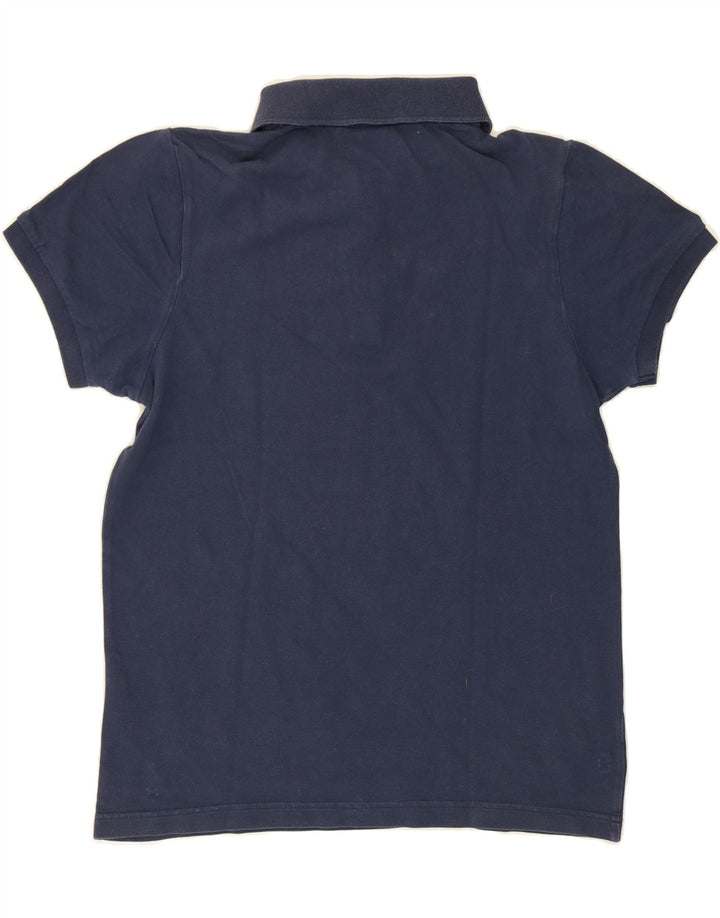 ADIDAS Mens Polo Shirt Medium Navy Blue Cotton Vintage Adidas and Second-Hand Adidas from Messina Hembry 