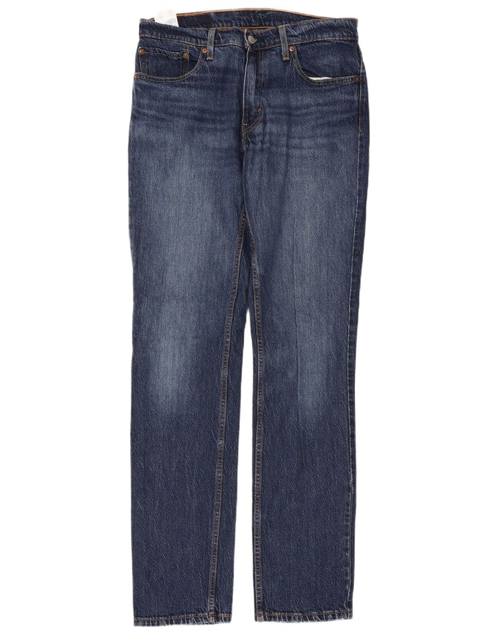 LEVI'S Mens 511 Slim Jeans W32 L34 Blue Cotton