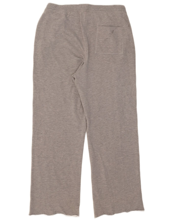 Jack Wills Womens Graphic Tracksuit Trousers UK 14 Medium Grey Flecked