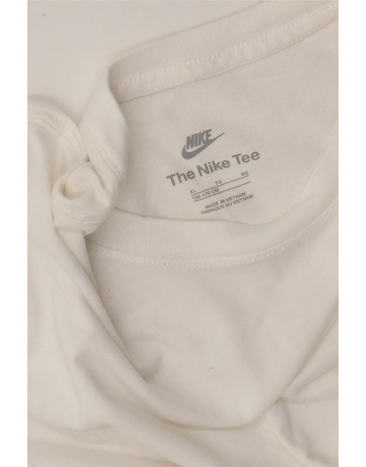 NIKE Boys T-Shirt Top 13-14 Years XL White