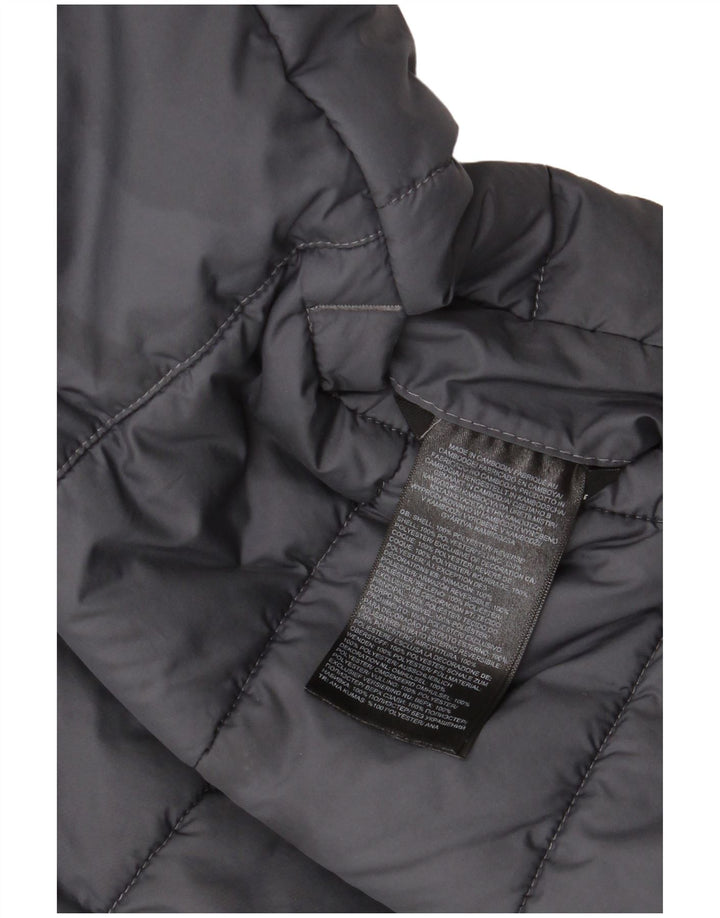 The North Face Boys Padded Jacket 11-12 Years Large Grey Colourblock