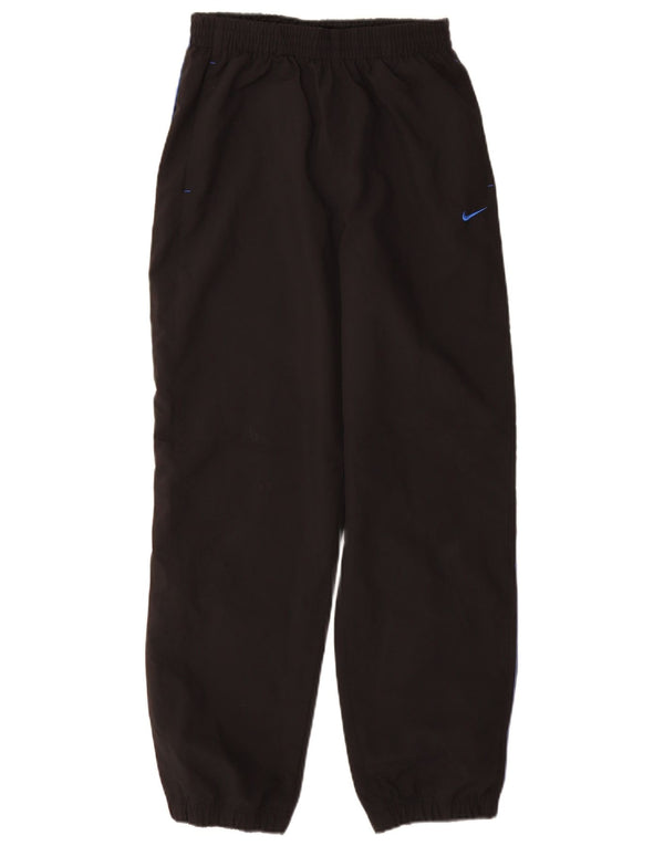 Nike Boys Graphic Tracksuit Trousers Joggers 13-14 Years XL Black Polyester