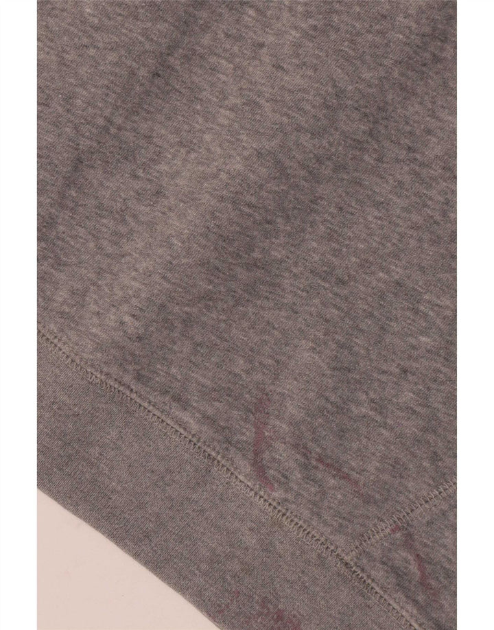 Nike Boys Sweatshirt Jumper 12-13 Years Large Grey Flecked Cotton