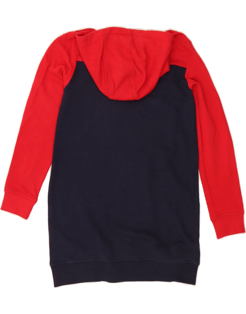 FILA Girls Graphic Jumper Dress 10-11 Years Large Navy Blue Colourblock Vintage Fila and Second-Hand Fila from Messina Hembry 