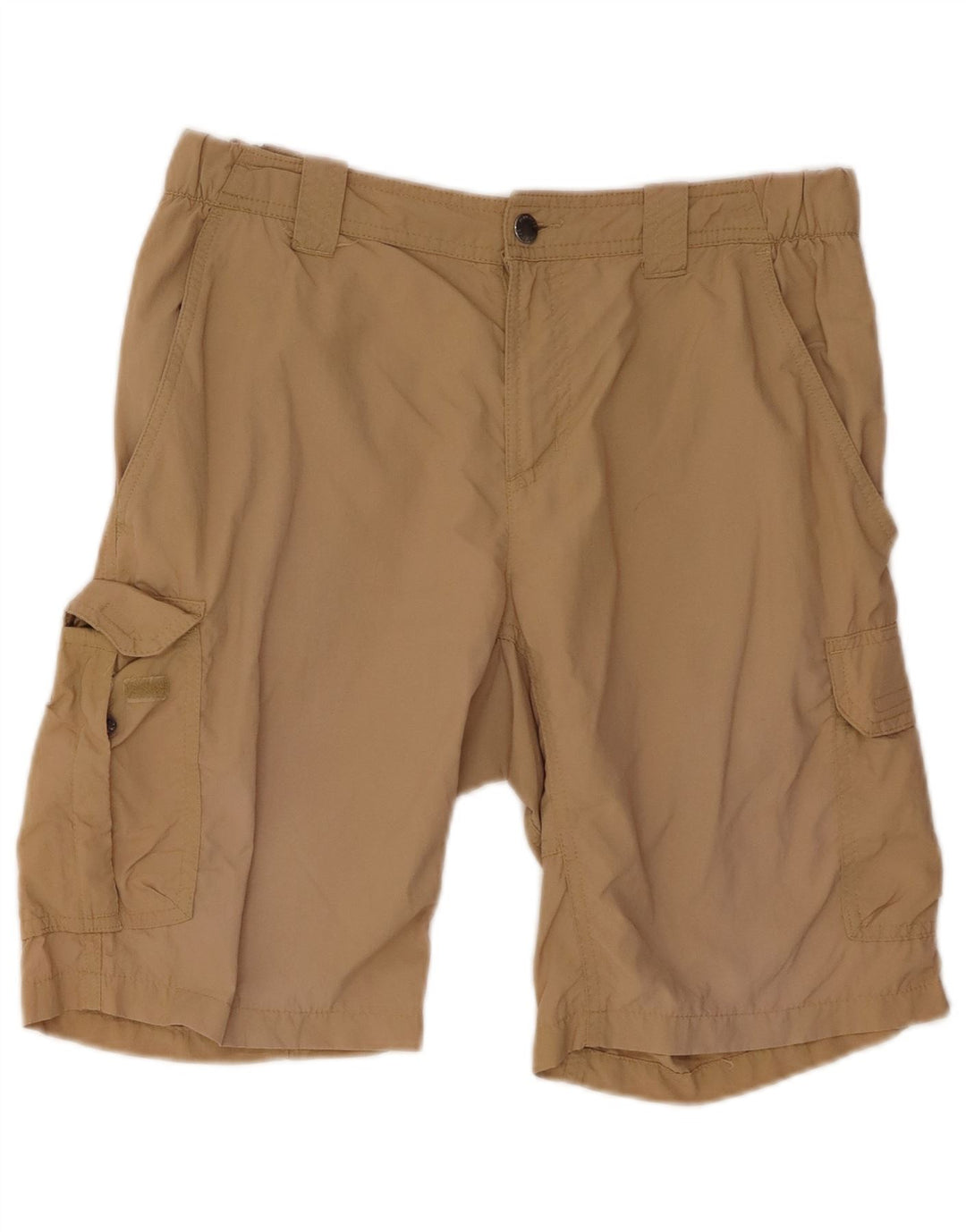 COLUMBIA Mens Cargo Shorts W32 Medium Beige Nylon