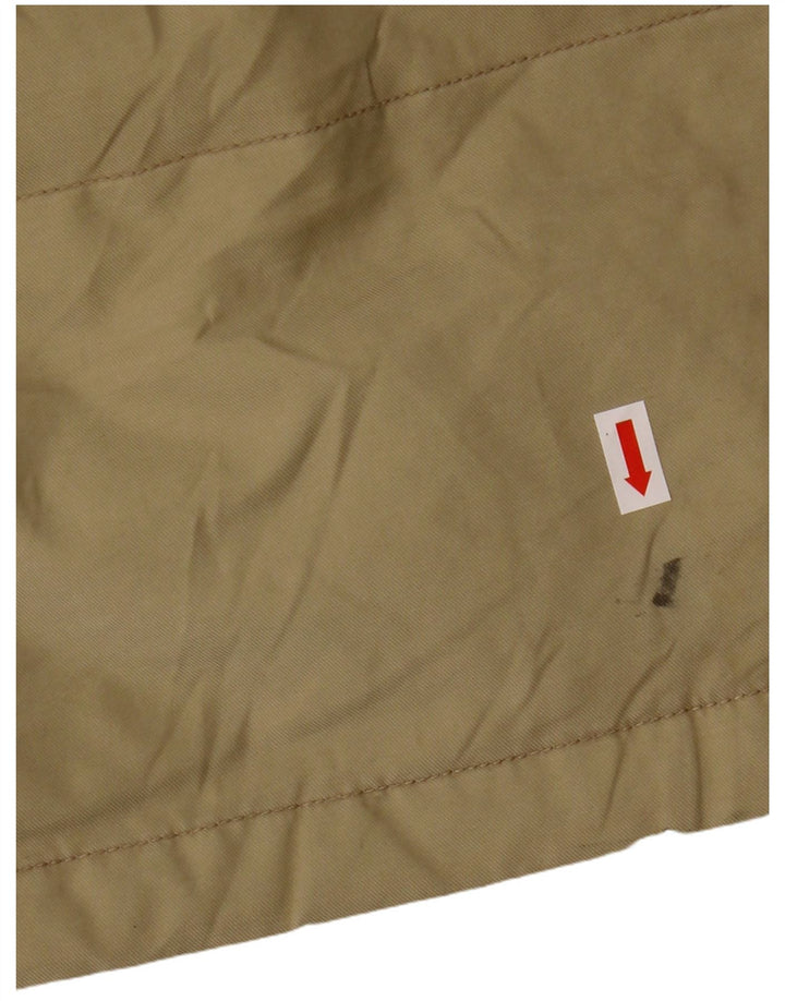 Energie Mens Hooded Padded Jacket UK 40 Large Beige Nylon