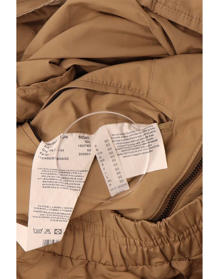 Pierre Cardin Mens Bomber Jacket IT 50 Large Beige Polyamide