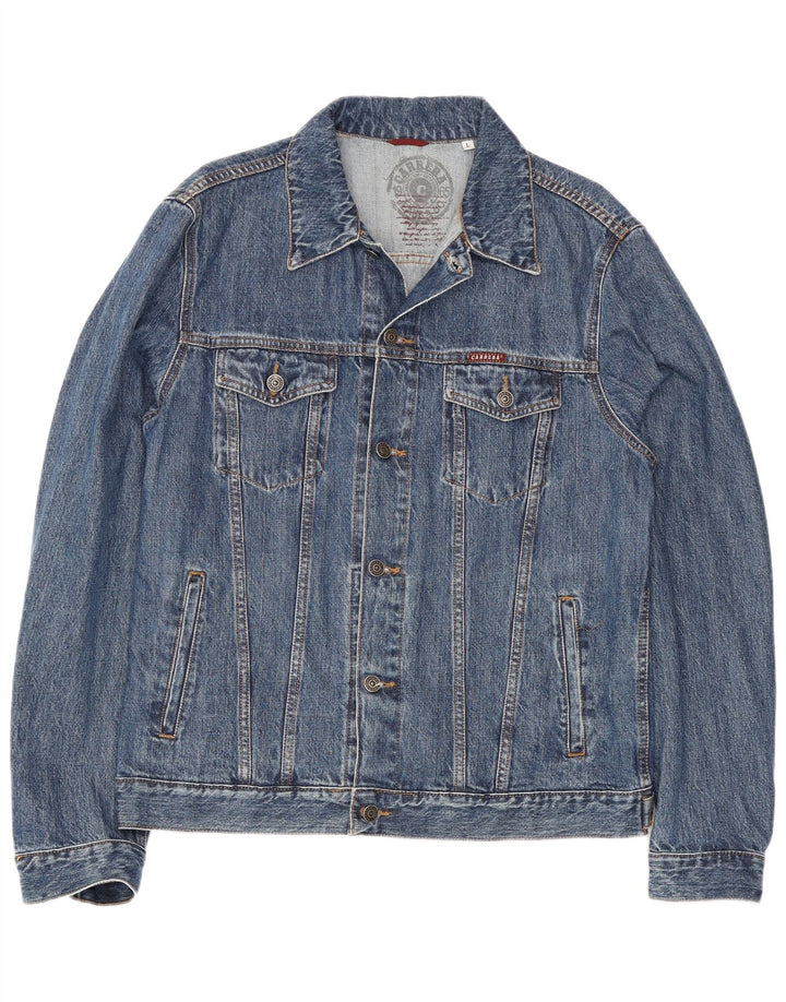 Carrera Mens Denim Jacket UK 40 Large Blue