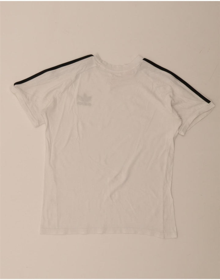 Adidas Womens T-Shirt Top UK 12/14 Medium White