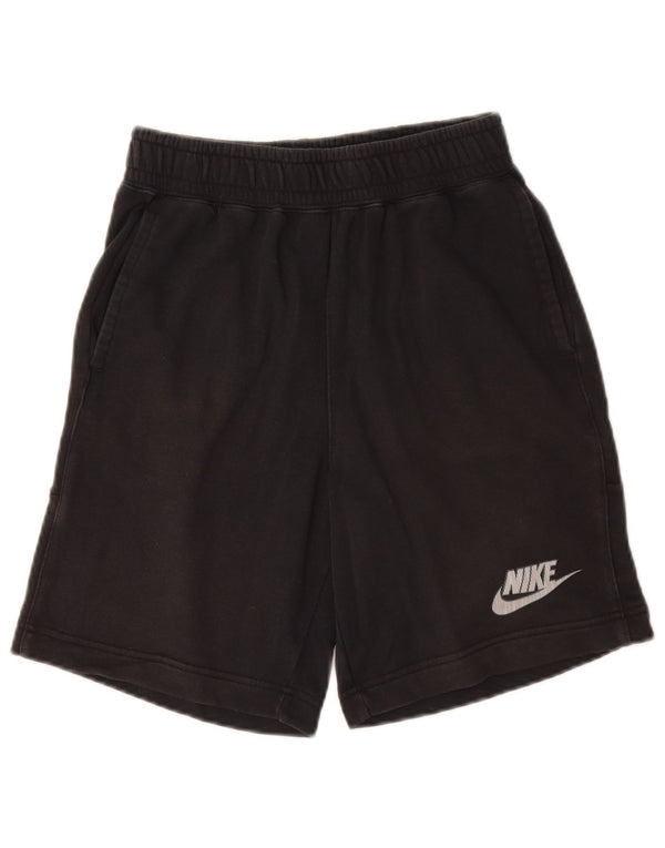Nike Boys Sport Shorts 12-13 Years Large Black Cotton