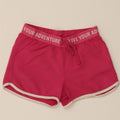 EDDIE BAUER Girls Graphic Sport Shorts 10-11 Years Medium Pink Polyester Vintage Eddie Bauer and Second-Hand Eddie Bauer from Messina Hembry 