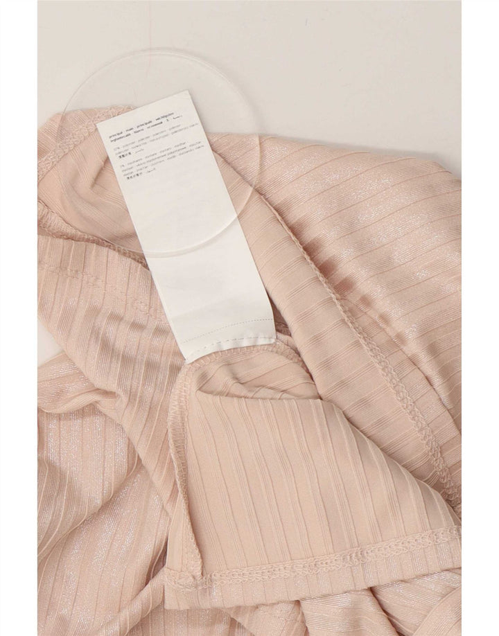 Promod Womens Long Sleeve Blouse Top UK 12 Medium Pink
