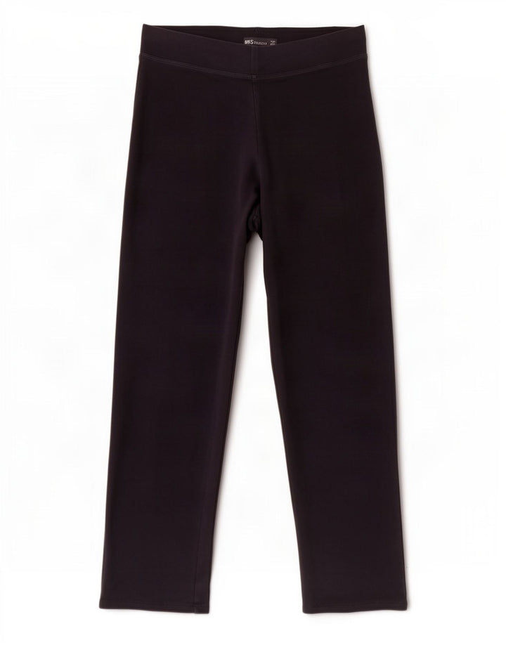 Marks & Spencer Womens Leggings UK 12 Medium Navy Blue Cotton