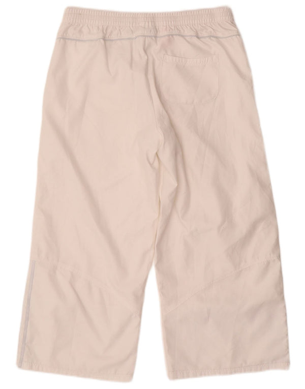 ADIDAS Boys Capri Tracksuit Trousers 13-14 Years  White