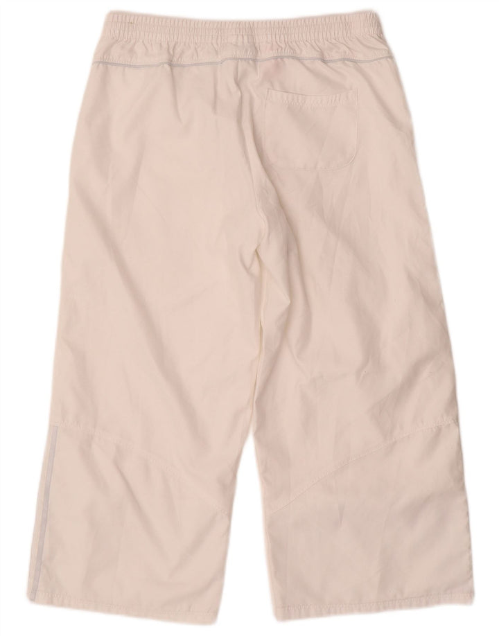 ADIDAS Boys Capri Tracksuit Trousers 13-14 Years  White