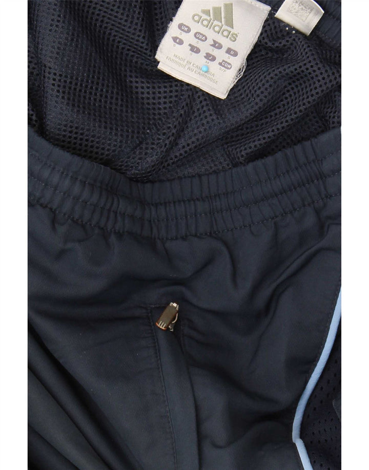 Adidas Mens Tracksuit Trousers Small Navy Blue Polyester