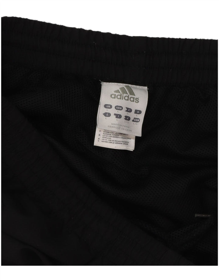 Adidas Mens Tracksuit Trousers Joggers Large  Black Polyester