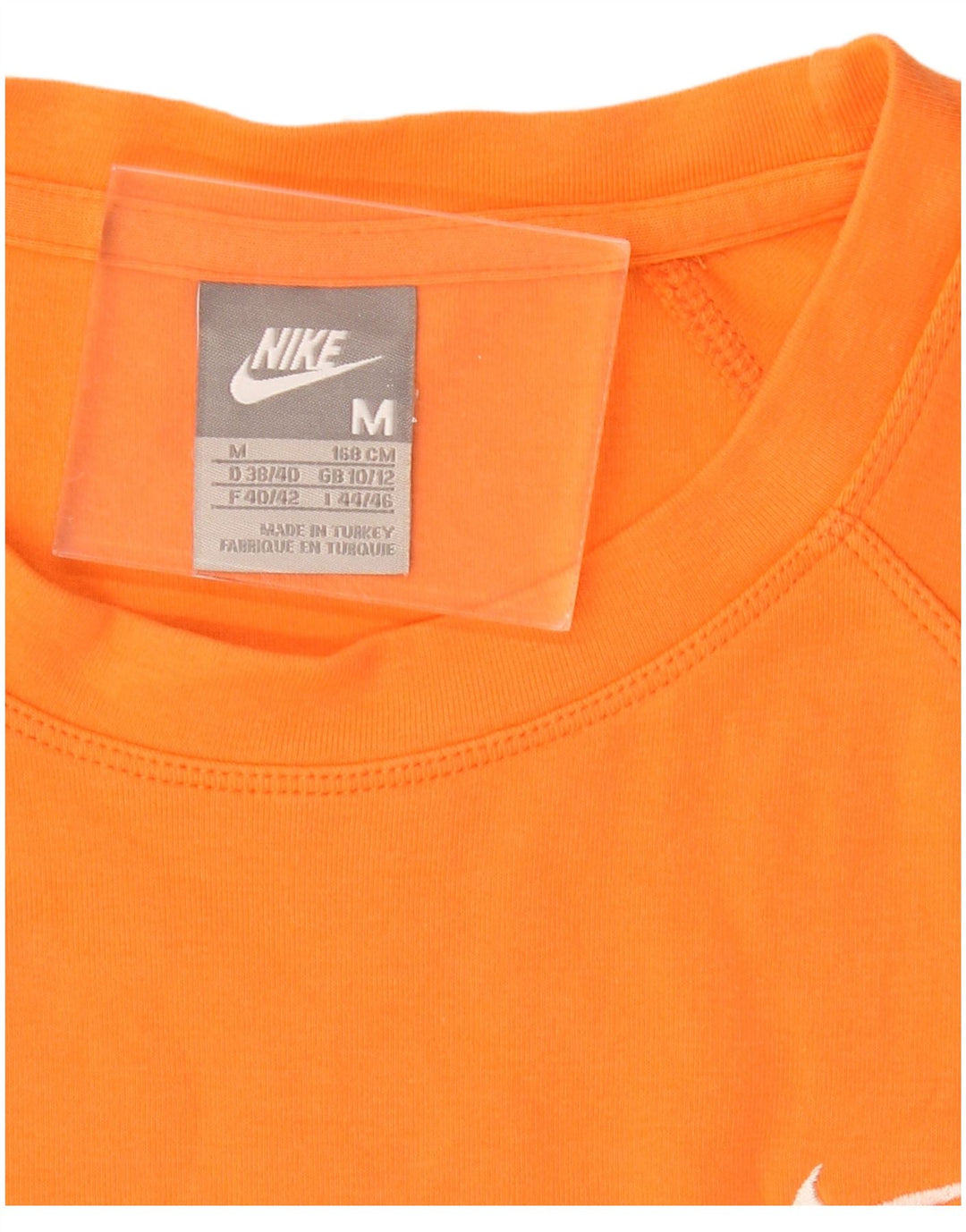 NIKE Womens Vest Top UK 10/12 Medium Orange