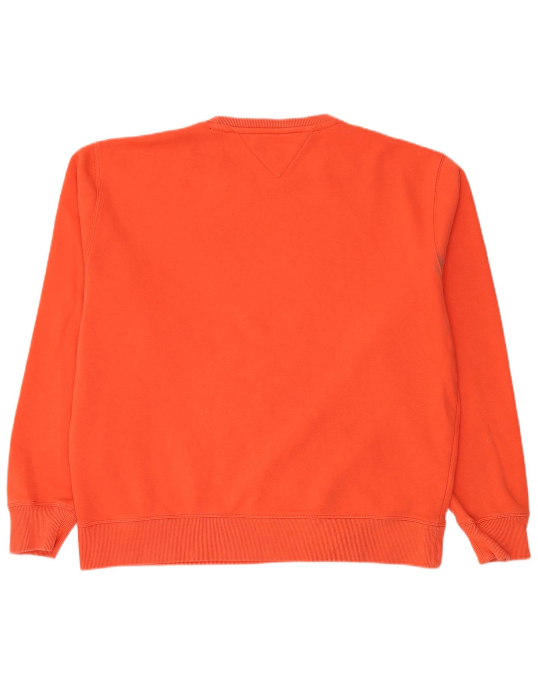 TOMMY HILFIGER Mens Sweatshirt Jumper 2XL Orange Cotton