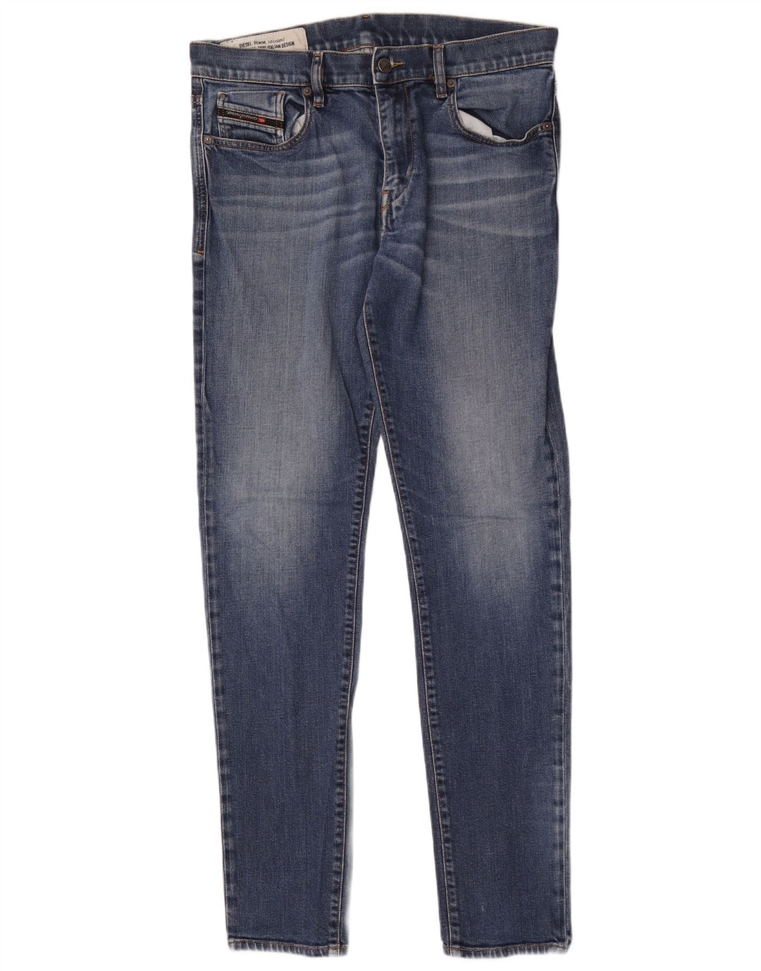 Diesel Mens Skinny Jeans W34 L34 Blue Cotton