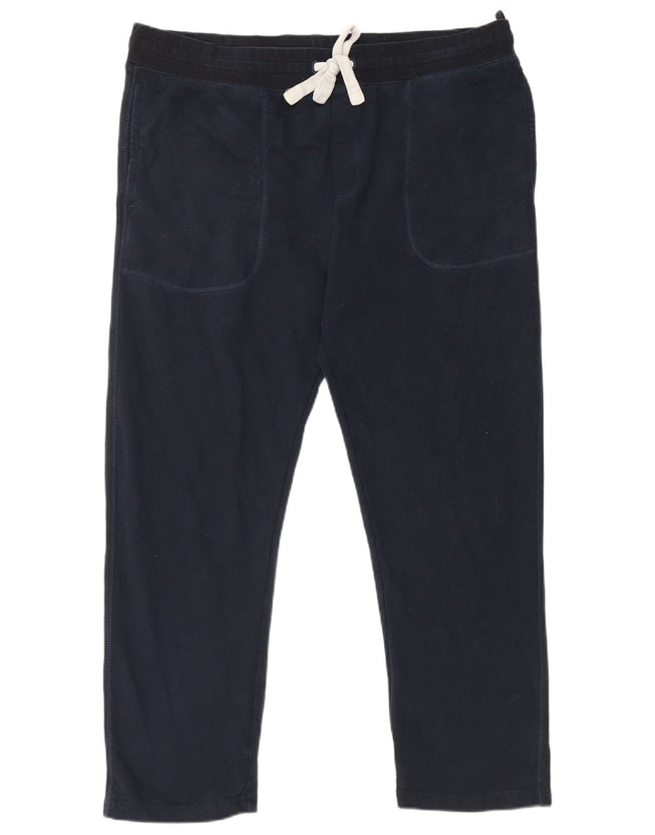 Marks & Spencer Mens Tracksuit Trousers XL  Navy Blue Cotton