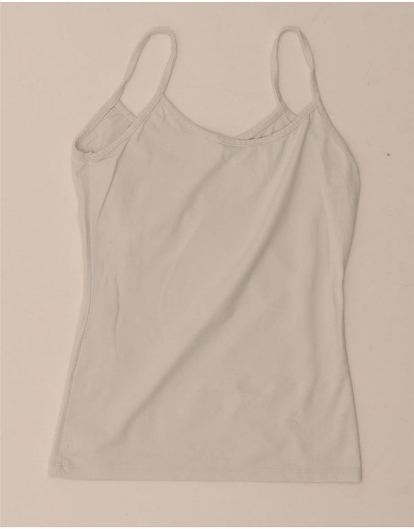 Zara Womens Crop Cami Top UK 8 Small White