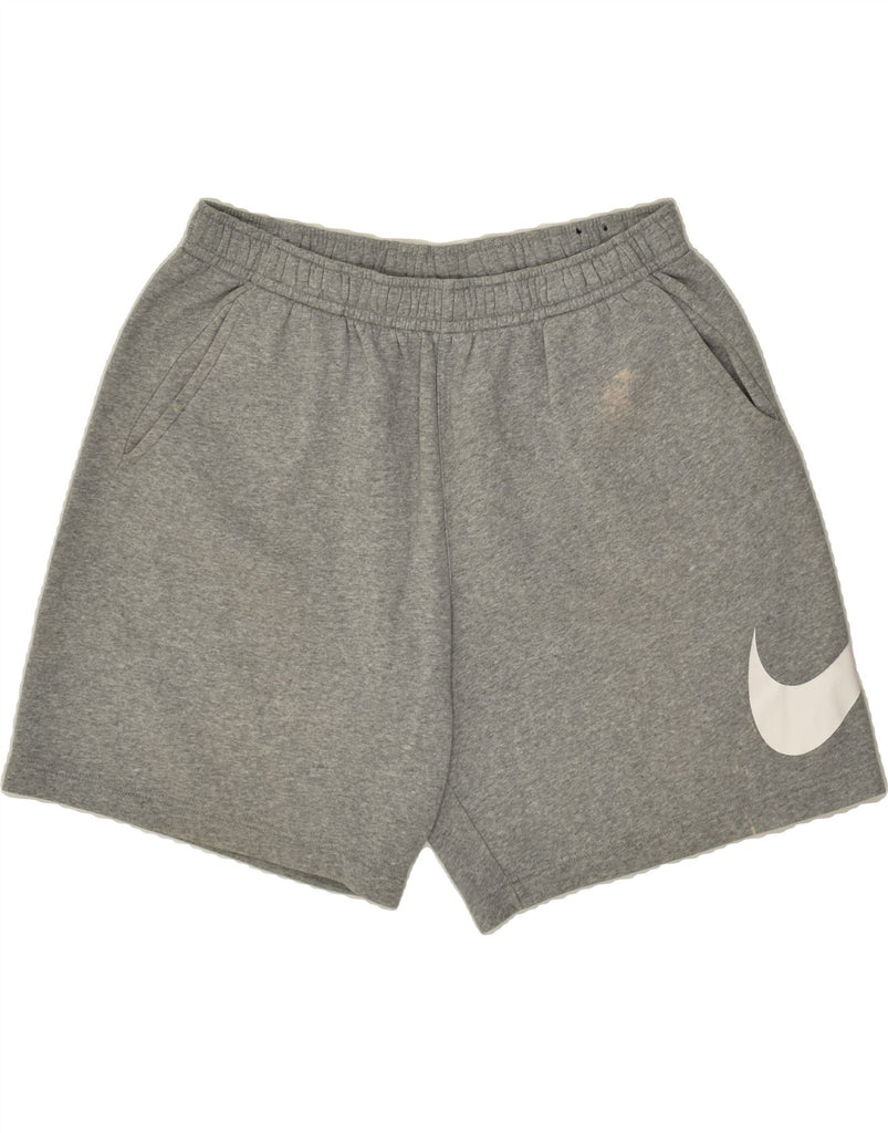 NIKE Mens Graphic Sport Shorts XL Grey Cotton | Vintage Nike | Thrift | Second-Hand Nike | Used Clothing | Messina Hembry 