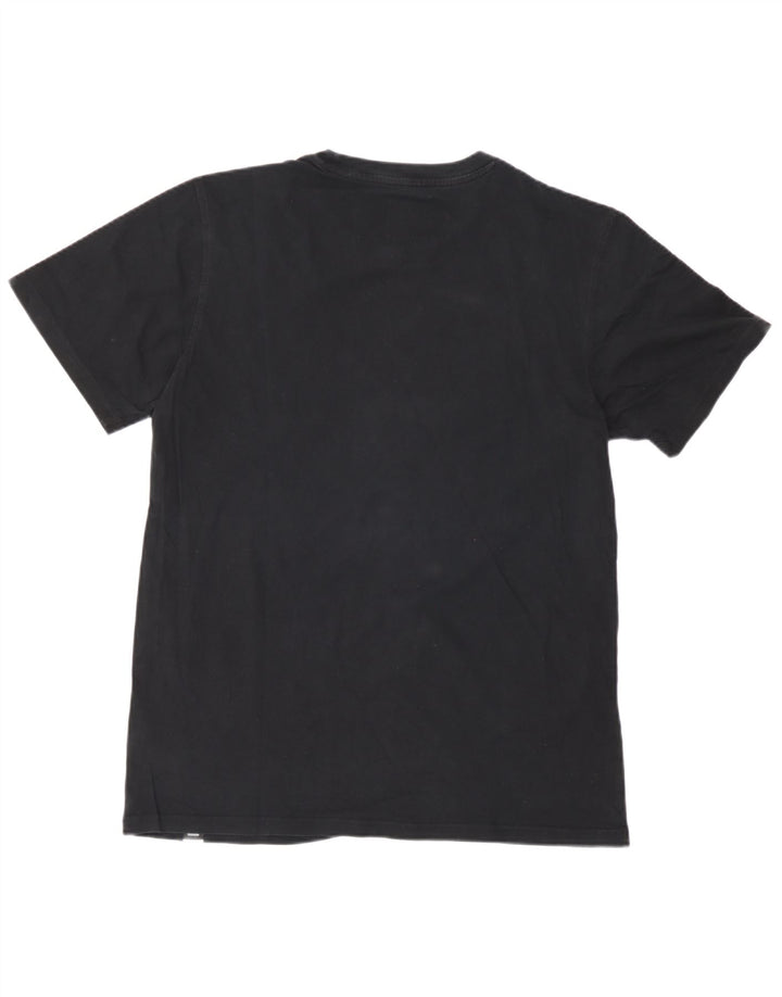 Adidas Mens Graphic T-Shirt Top Medium Black Cotton