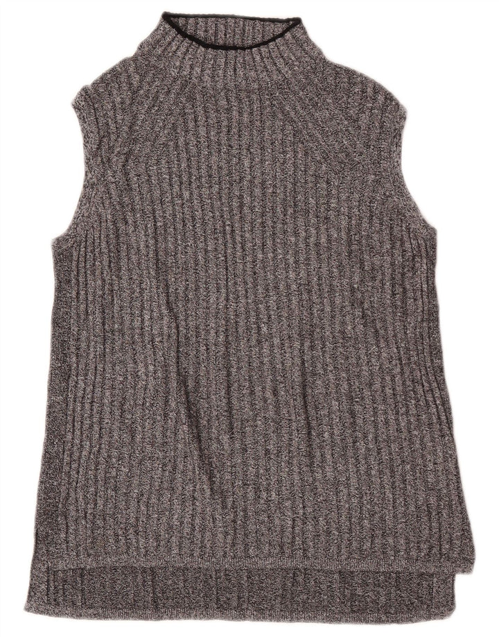 Marks & Spencer Womens Vest Top UK 12 Medium Grey Viscose