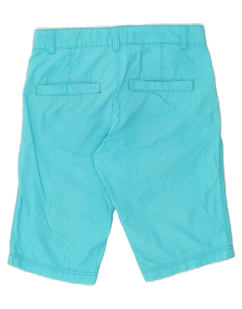 BENETTON Girls Chino Shorts 10-11 Years XL W28 Turquoise Cotton | Vintage Benetton | Thrift | Second-Hand Benetton | Used Clothing | Messina Hembry 