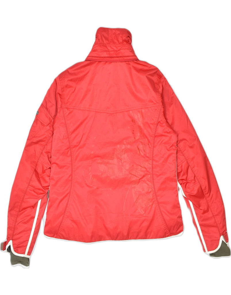 O'NEILL Womens Windbreaker Jacket UK 14 Large Red Polyester | Vintage | Thrift | Second-Hand | Used Clothing | Messina Hembry 