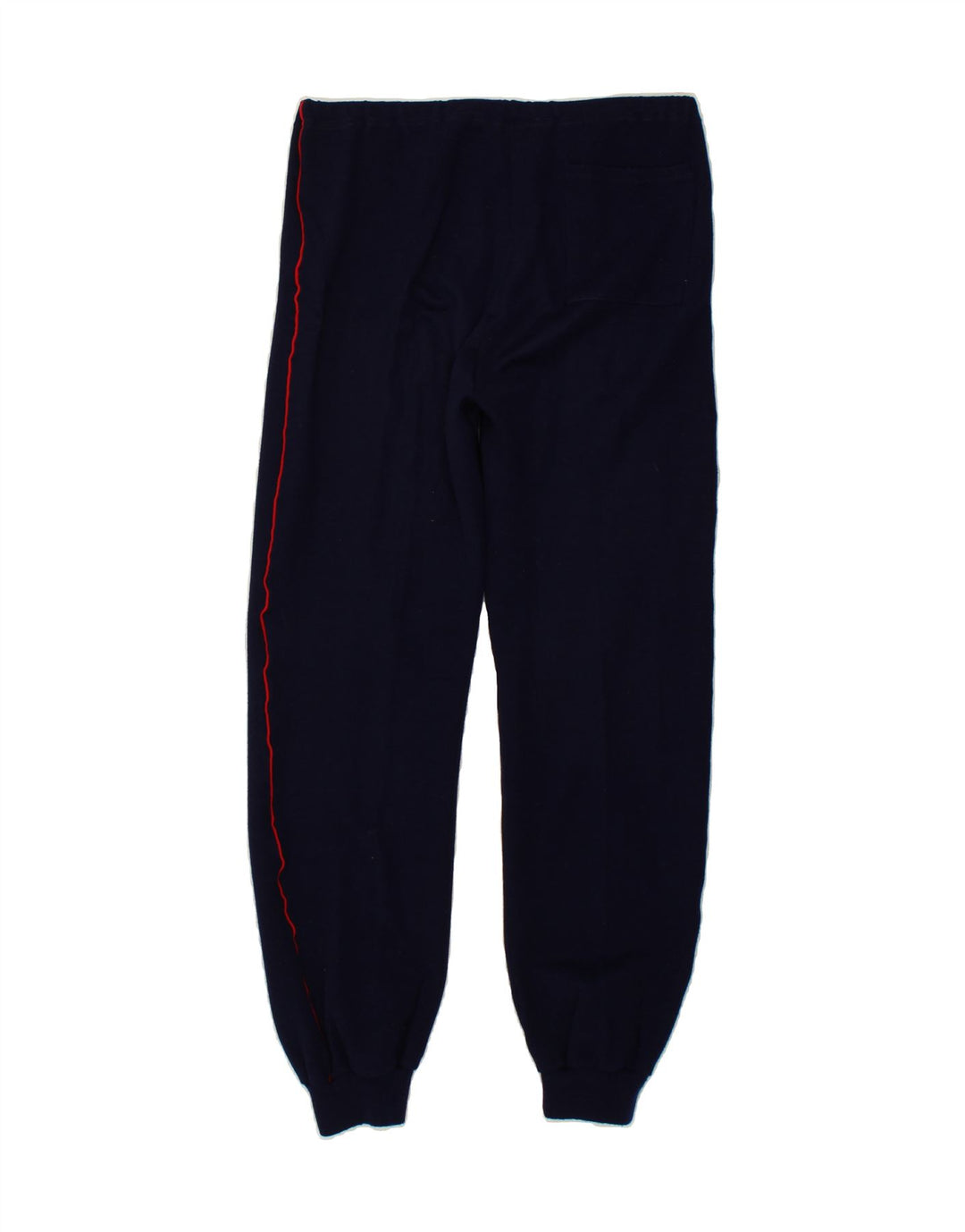 VINTAGE Womens Tracksuit Trousers Joggers UK 14 Medium Navy Blue Vintage Vintage and Second-Hand Vintage from Messina Hembry 