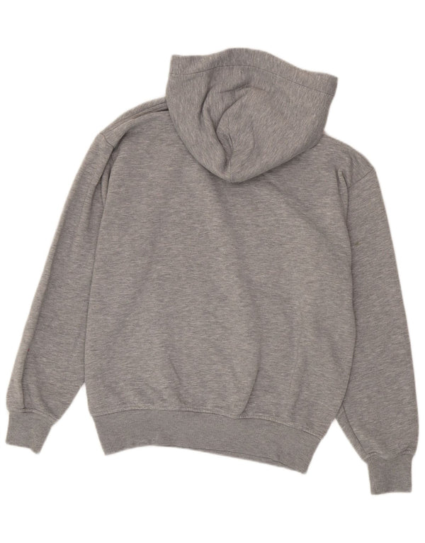 Zara Mens Hoodie Jumper Medium Grey Flecked
