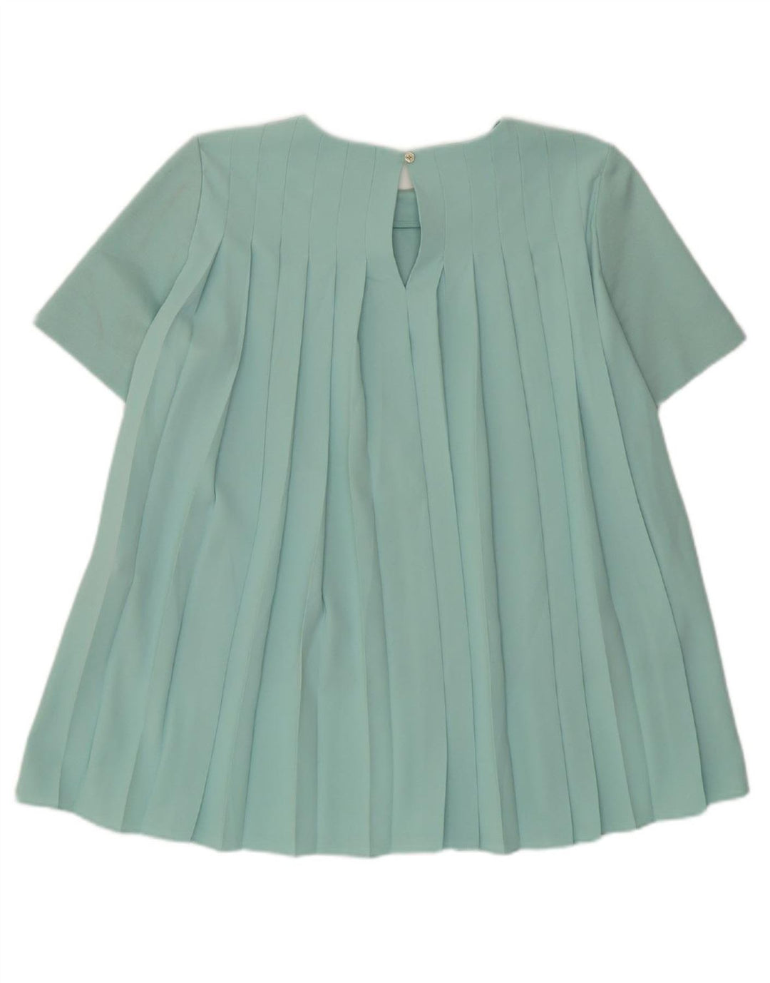 TED BAKER Womens Oversized Blouse Top Size 2 Small Turquoise Viscose
