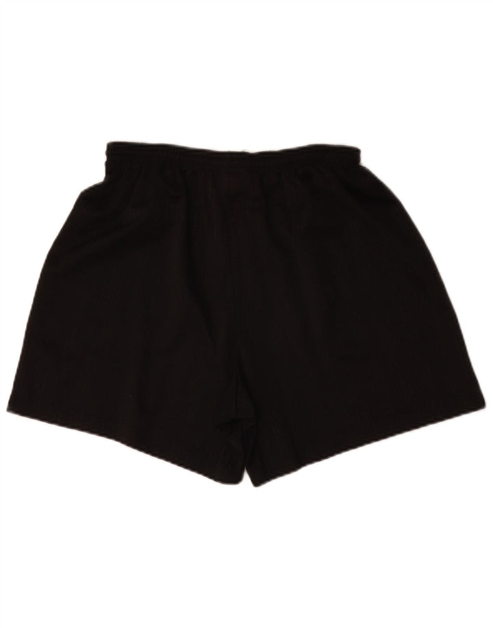 Umbro Mens Sport Shorts Large  Black Striped Polyester