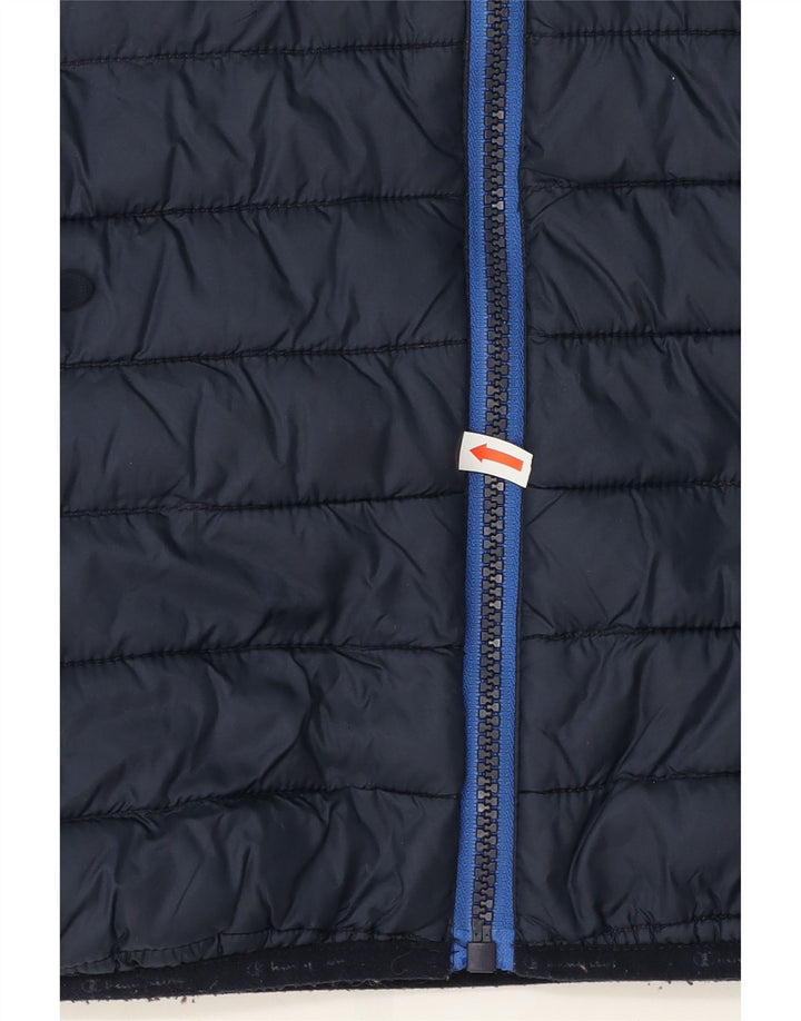 CHAMPION Boys Hooded Padded Jacket 13-14 Years XL Navy Blue Vintage Champion and Second-Hand Champion from Messina Hembry 