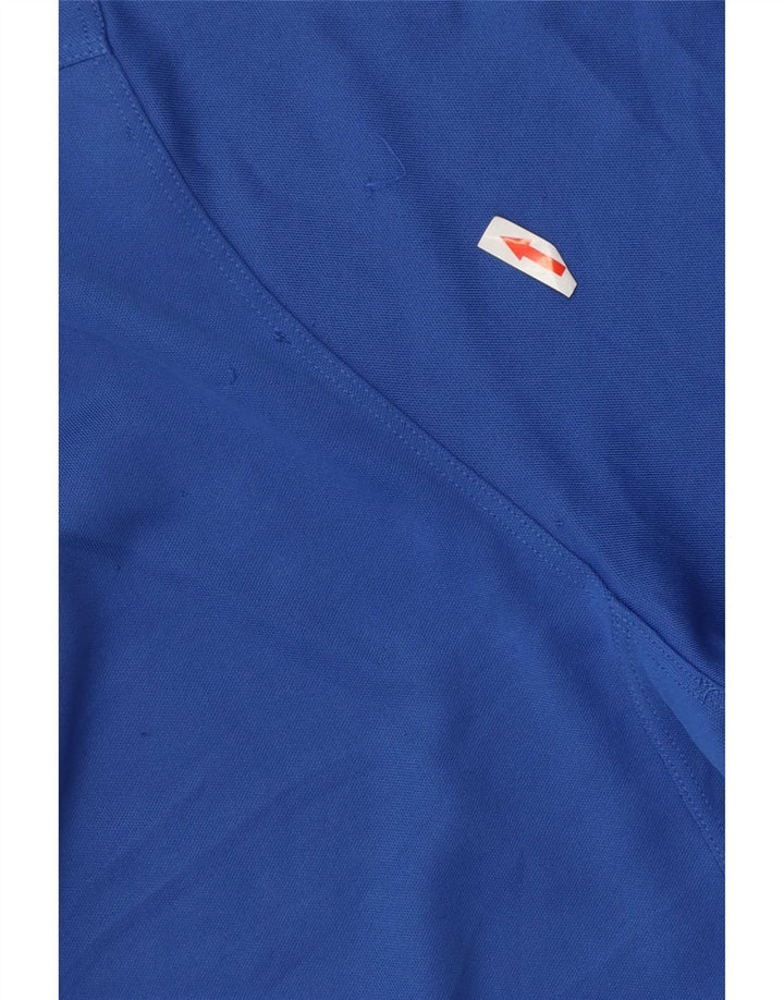 Nike Mens Dri Fit Polo Shirt Large Blue Polyester