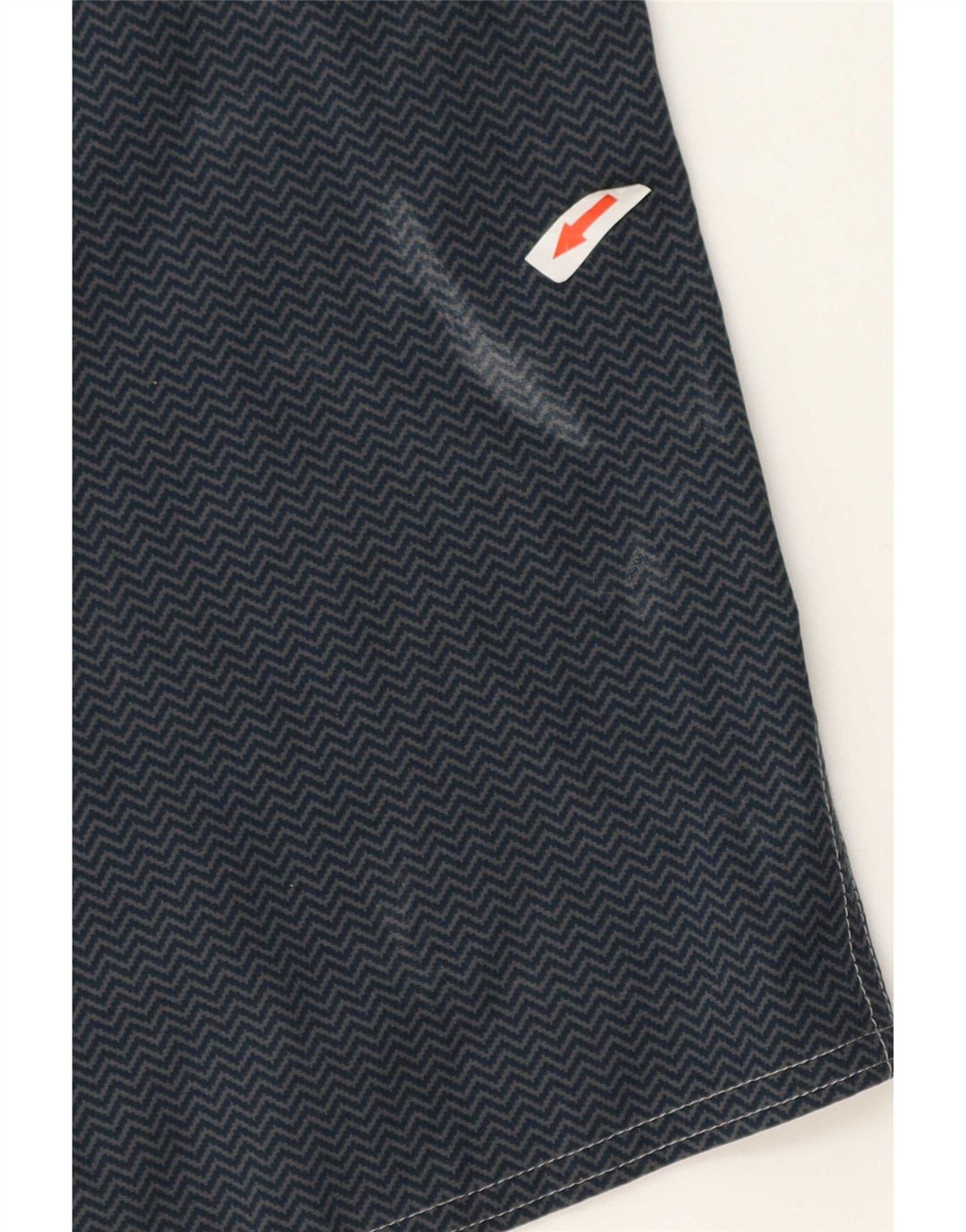 Patagonia Mens Chino Shorts W30 Medium Navy Blue Chevron Polyester
