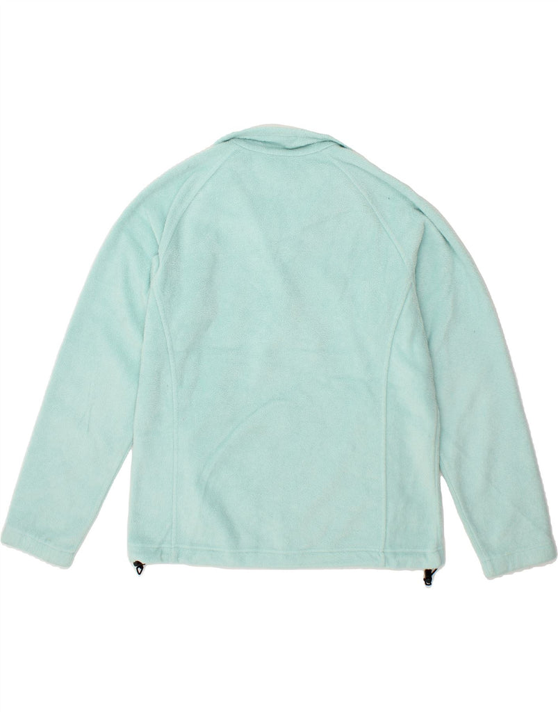 COLUMBIA Womens Fleece Jacket UK 16 Large Turquoise Polyester Vintage Columbia and Second-Hand Columbia from Messina Hembry 