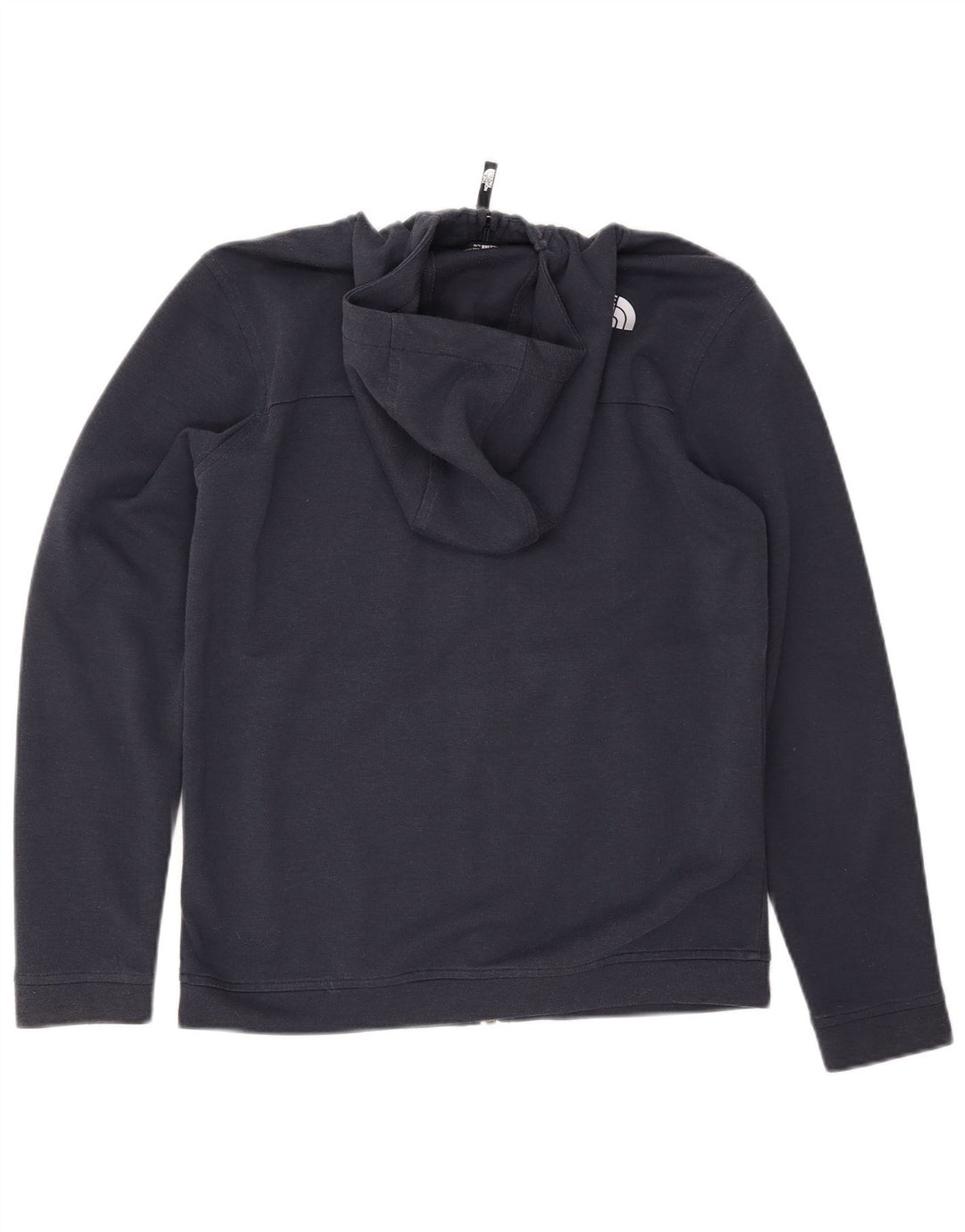 THE NORTH FACE Boys Zip Hoodie Sweater 13-14 Years XL Navy Blue Polyester