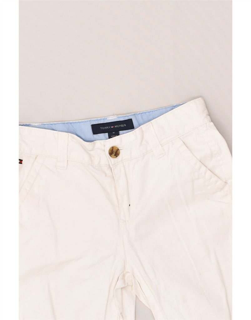 TOMMY HILFIGER Boys Chino Shorts 9-10 Years W25  White Cotton | Vintage Tommy Hilfiger | Thrift | Second-Hand Tommy Hilfiger | Used Clothing | Messina Hembry 