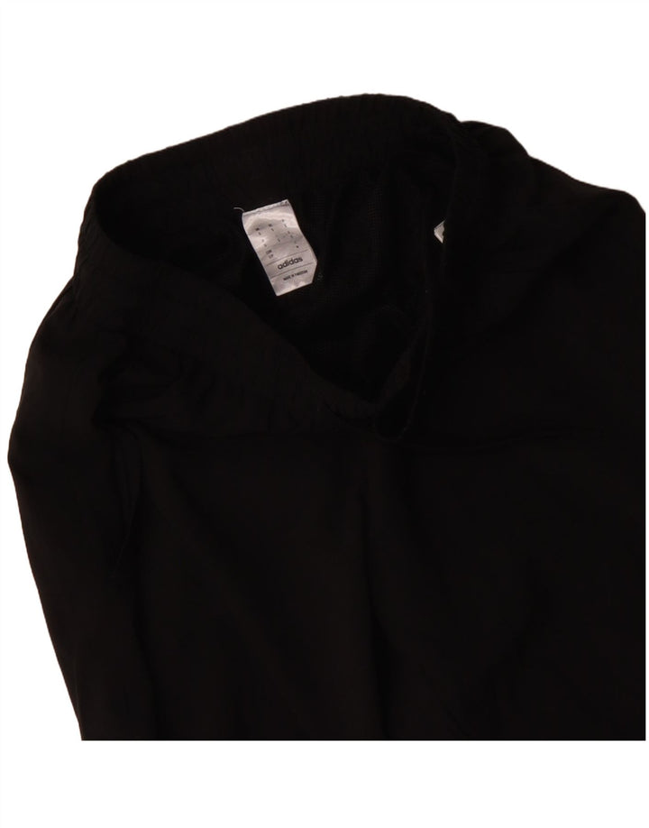 ADIDAS Mens Tracksuit Trousers Joggers Small  Black Polyester