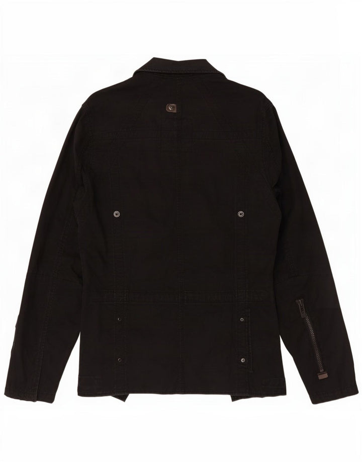 G-Star Mens Utility Jacket UK 40 Large Black Cotton