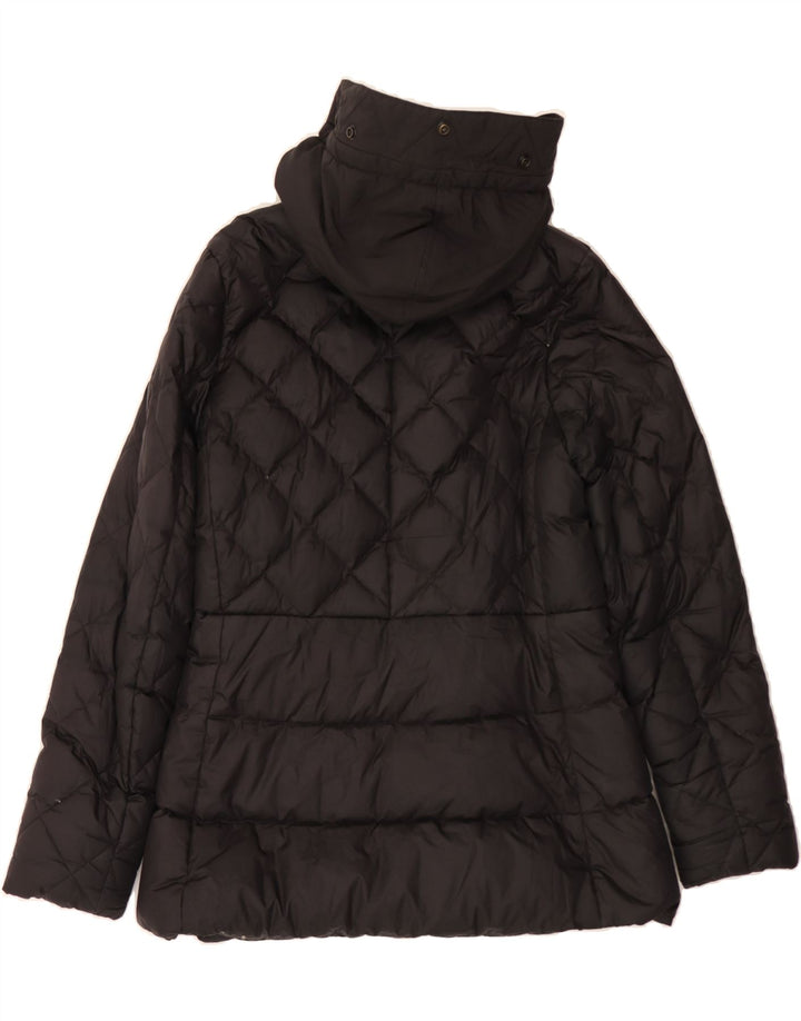 G-STAR Womens Hooded Padded Jacket UK 14 Medium Black Polyester Vintage G-Star and Second-Hand G-Star from Messina Hembry 