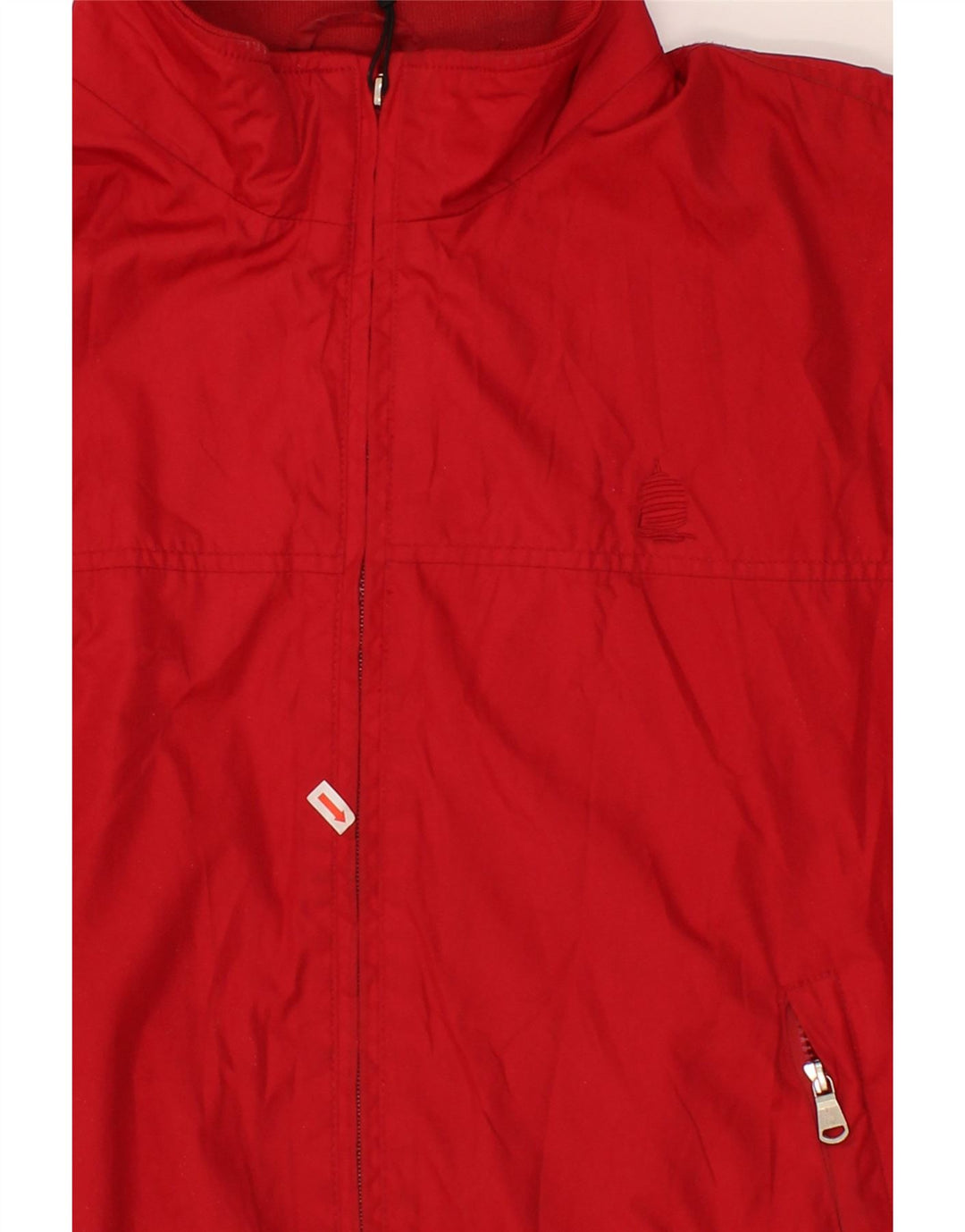 MARINA YACHTING Mens Bomber Jacket IT 52 XL Red Polyester Vintage Marina Yachting and Second-Hand Marina Yachting from Messina Hembry 