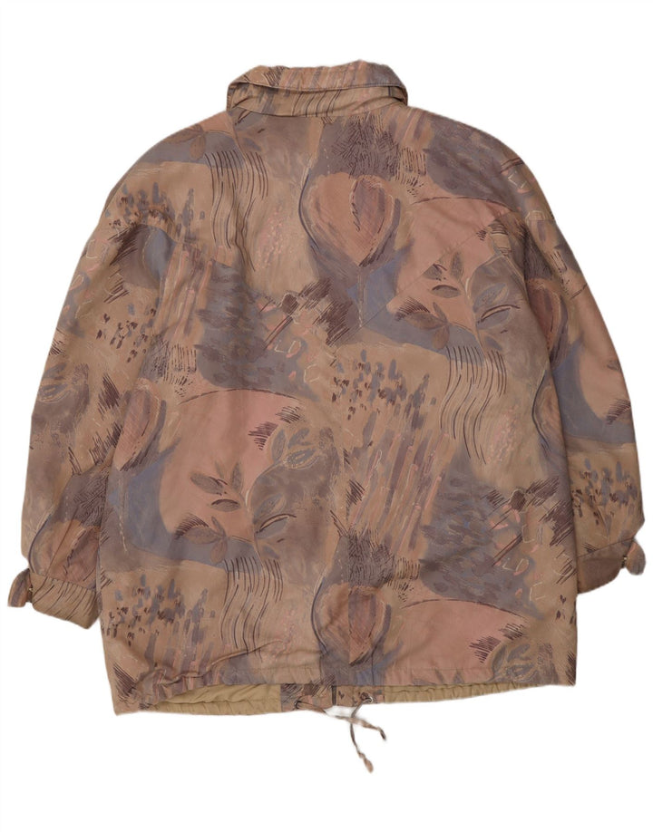 Vintage Womens Windbreaker Jacket UK 16 Large Multicoloured Floral