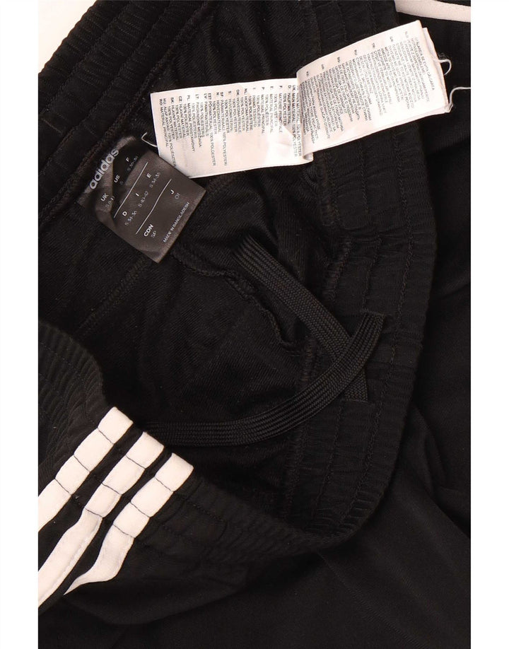 Adidas Womens Tracksuit Trousers UK 8/10 Small Black Polyester