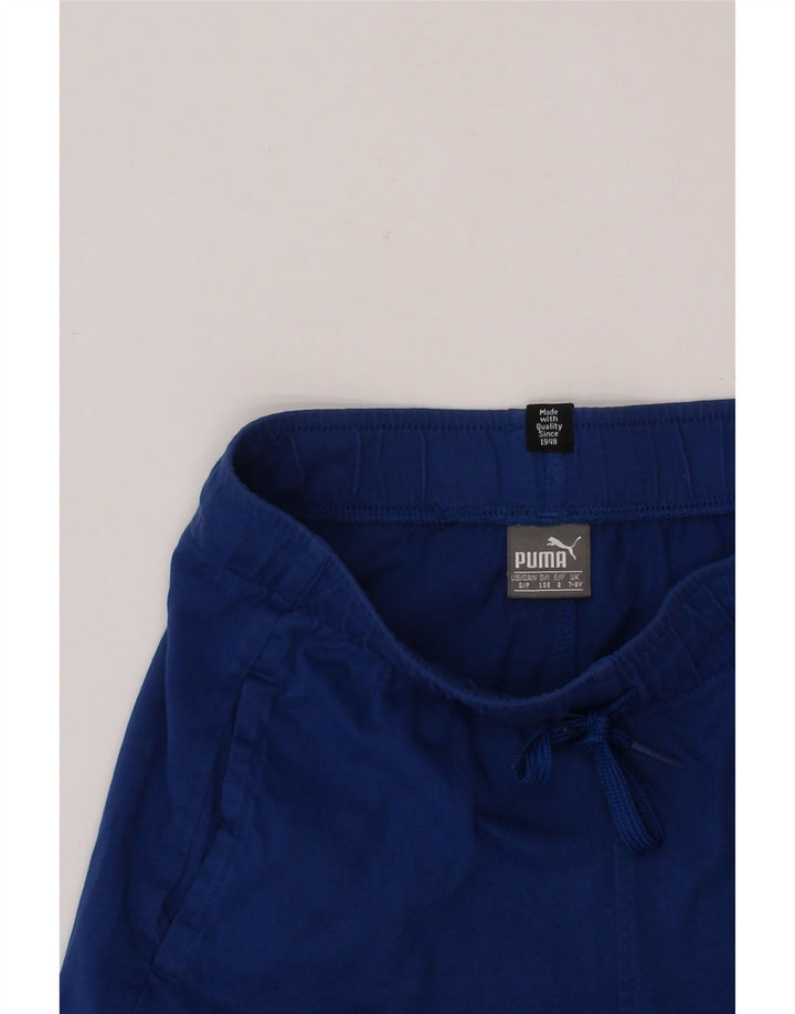PUMA Boys Sport Shorts 7-8 Years Blue