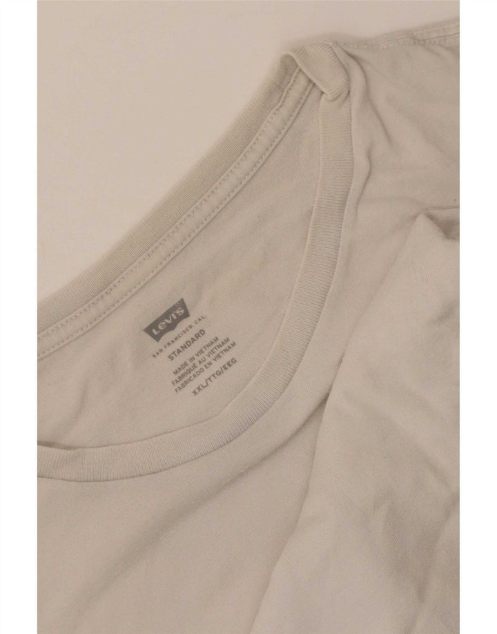 Levi's Mens Standard T-Shirt Top 2XL White