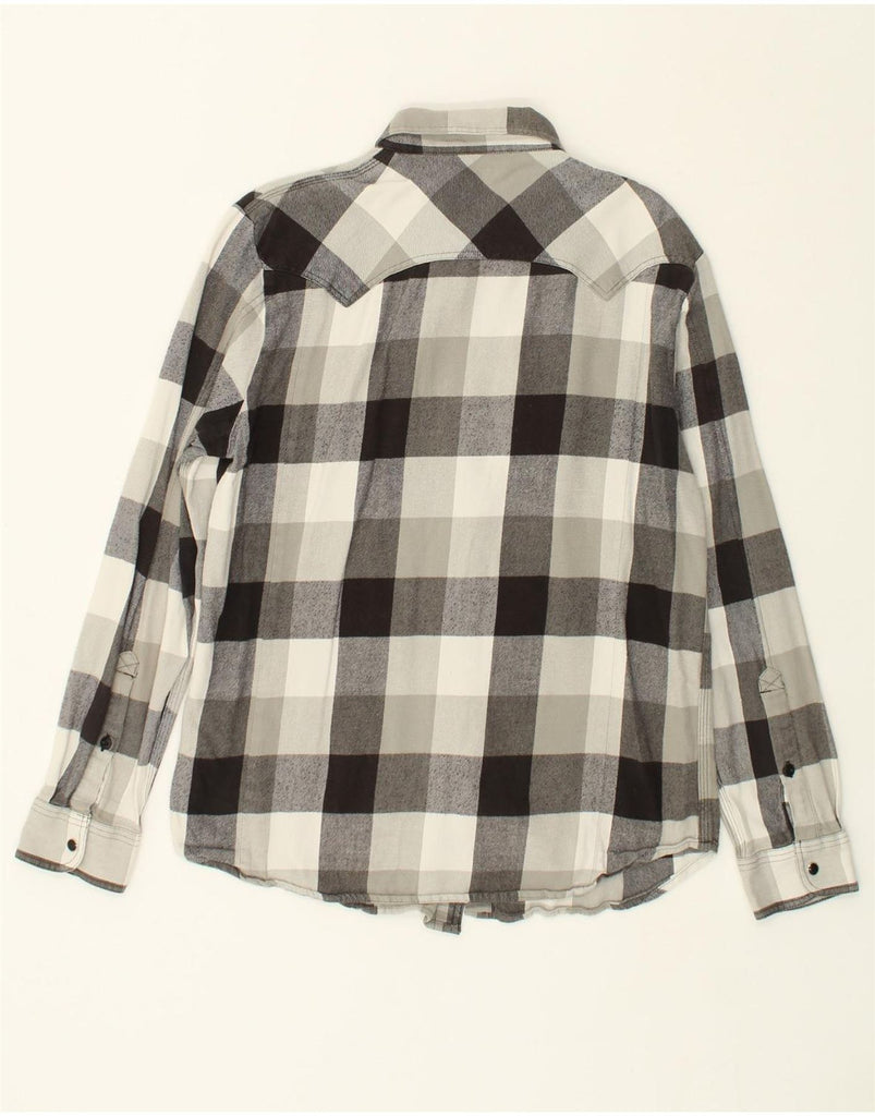 LEE Mens Shirt Medium Grey Check Cotton | Vintage Lee | Thrift | Second-Hand Lee | Used Clothing | Messina Hembry 